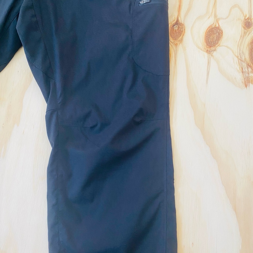 L.L. Bean Vista Trekking Pants Womens Sz 14 Petit Black Convertible Hiking - Picture 4 of 12
